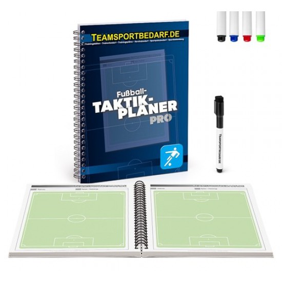 Tactiek planner Voetbal Pro - 30 pagina's