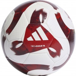 Training Bal Adidas Tiro League Thermal Bonded Rood/Wit - Maat 4