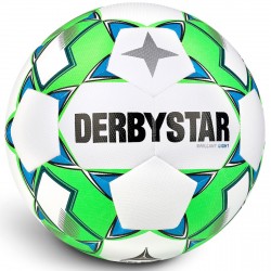 Training Bal Derbystar Brillant Light TT/DB Wit/Groen/Blauw - Maat 4