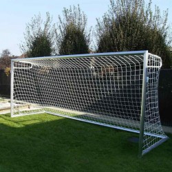 Set doelnetten voor voetbaldoelen 7,5 x 2,5 x 0,8 x 1,5 (3mm) - Wit