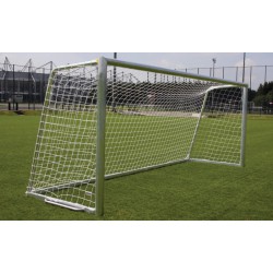 Set doelnetten voor voetbaldoelen 5,0 x 2,0 x 0,8 x 1,5 (3mm) - Wit