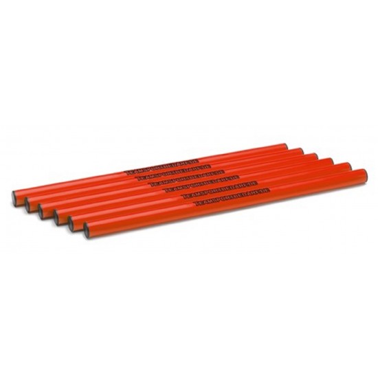 Slalom stangen 25mm - 100 cm (Rood)